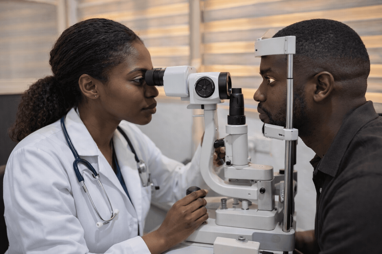 Slit lamp biomicroscope at Datima Specialist Clinics